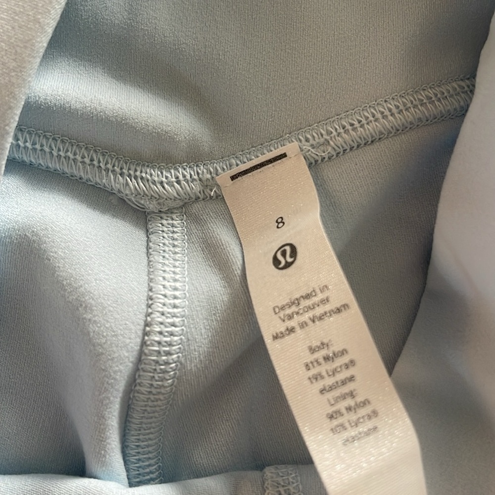 Lululemon Align HR pants 25 with pockets Powder Blue size 8 - Picture 4 of 7
